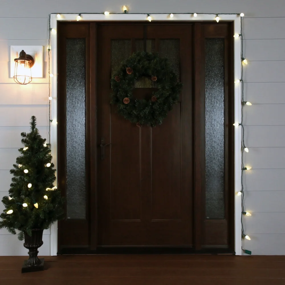 GE Energy Smart 100 Ct 66-ft Warm White LED Plug-In Lg Christmas String Lights
